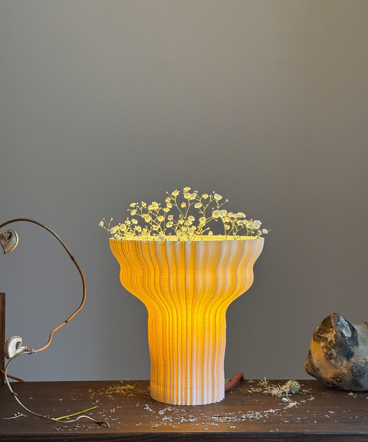 Teoa | 3D-Printed Lamp | Sandstone