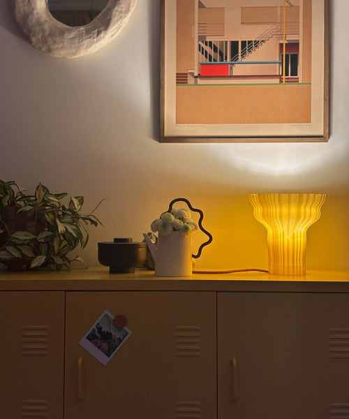 Teoa | 3D-Printed Lamp | Sandstone
