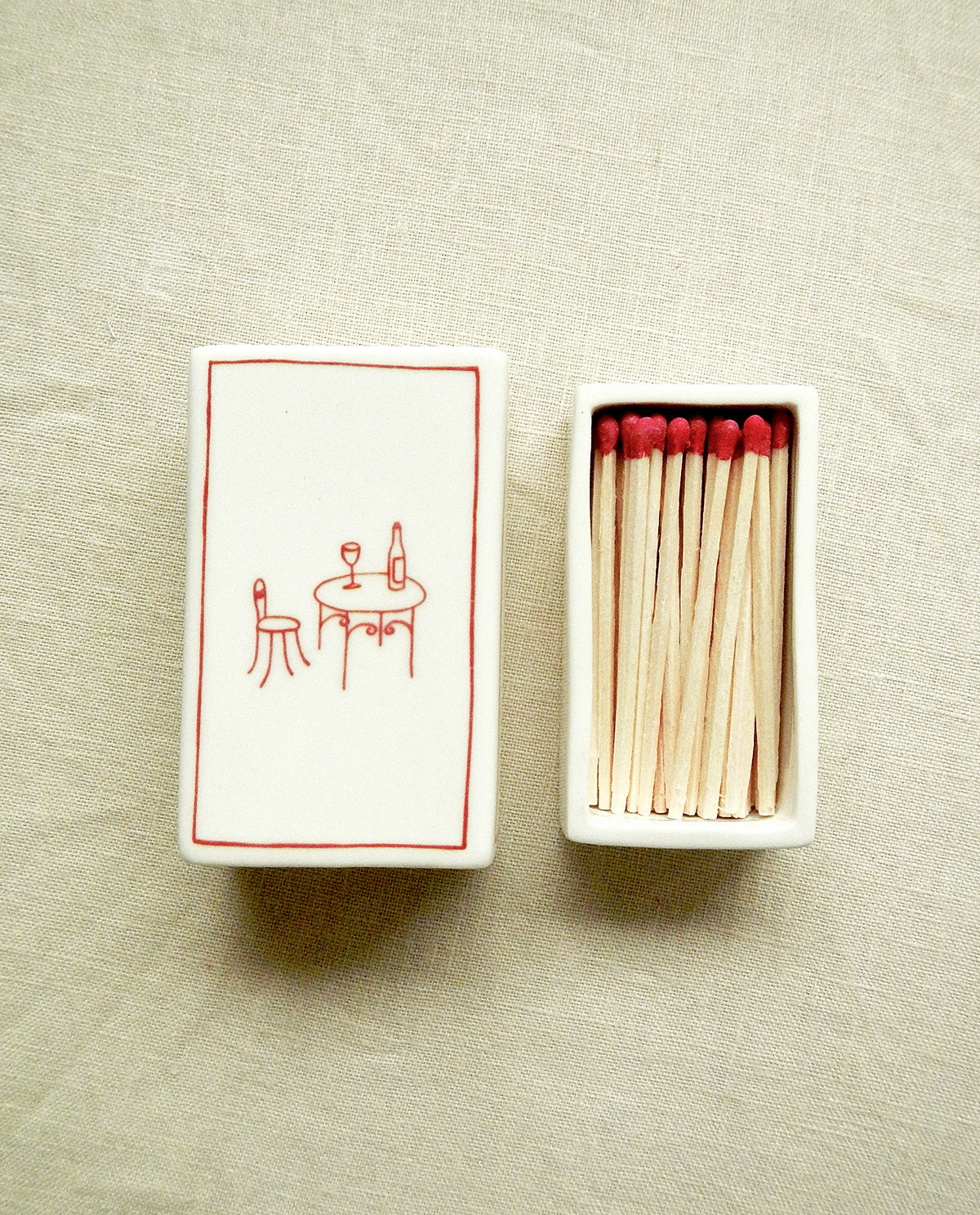 ‘Terrasse’ Ceramic Matchbox