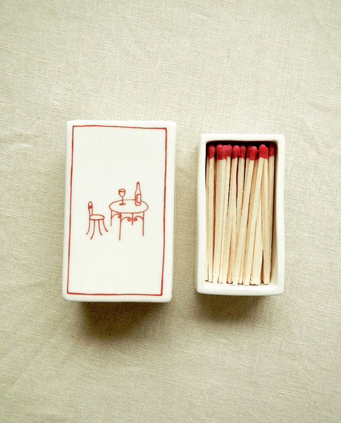 ‘Terrasse’ Ceramic Matchbox