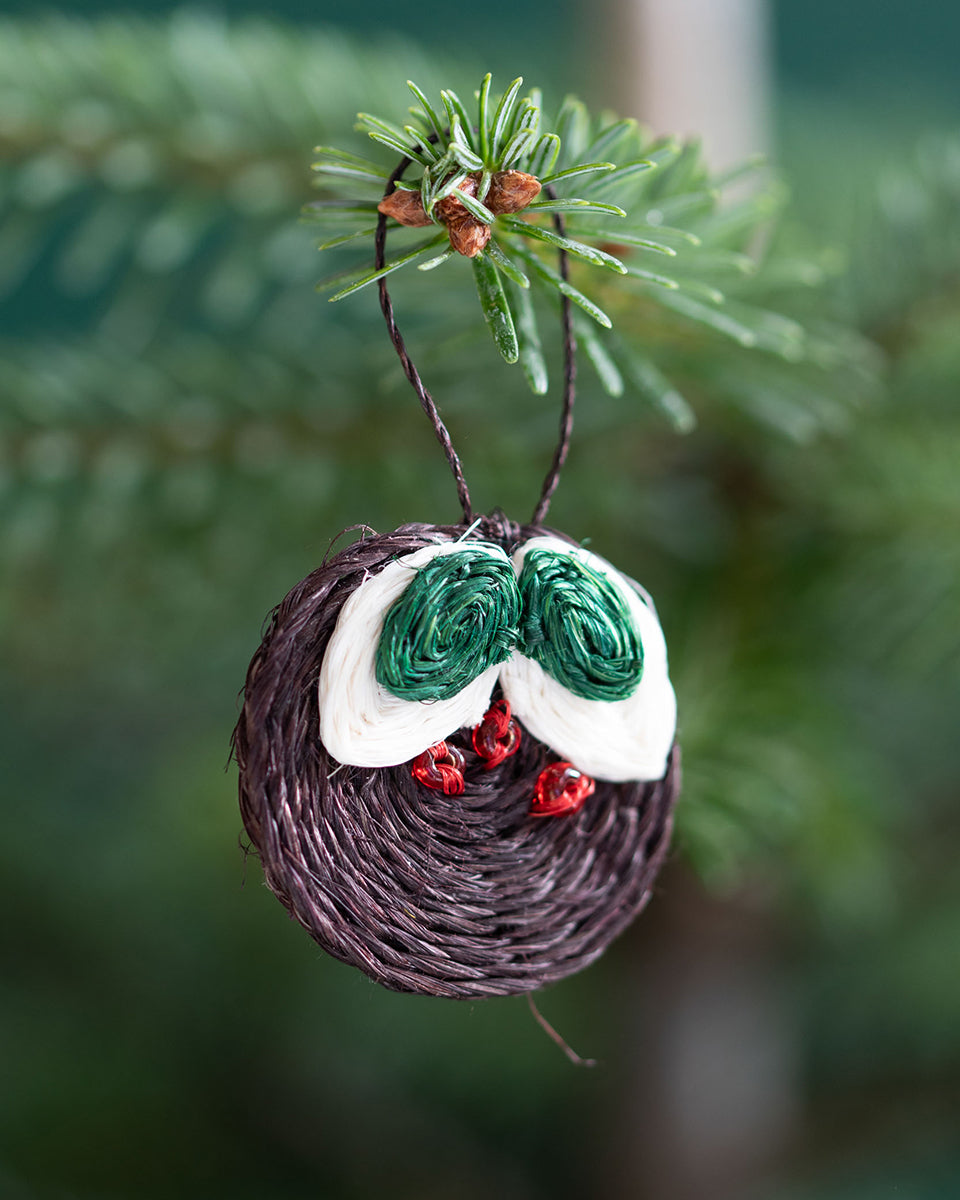 MNANDI: Handwoven Christmas Pudding Decoration
