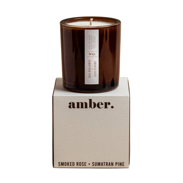 Smoked Rose + Sumatran Pine Candle | The Moreish Scent.