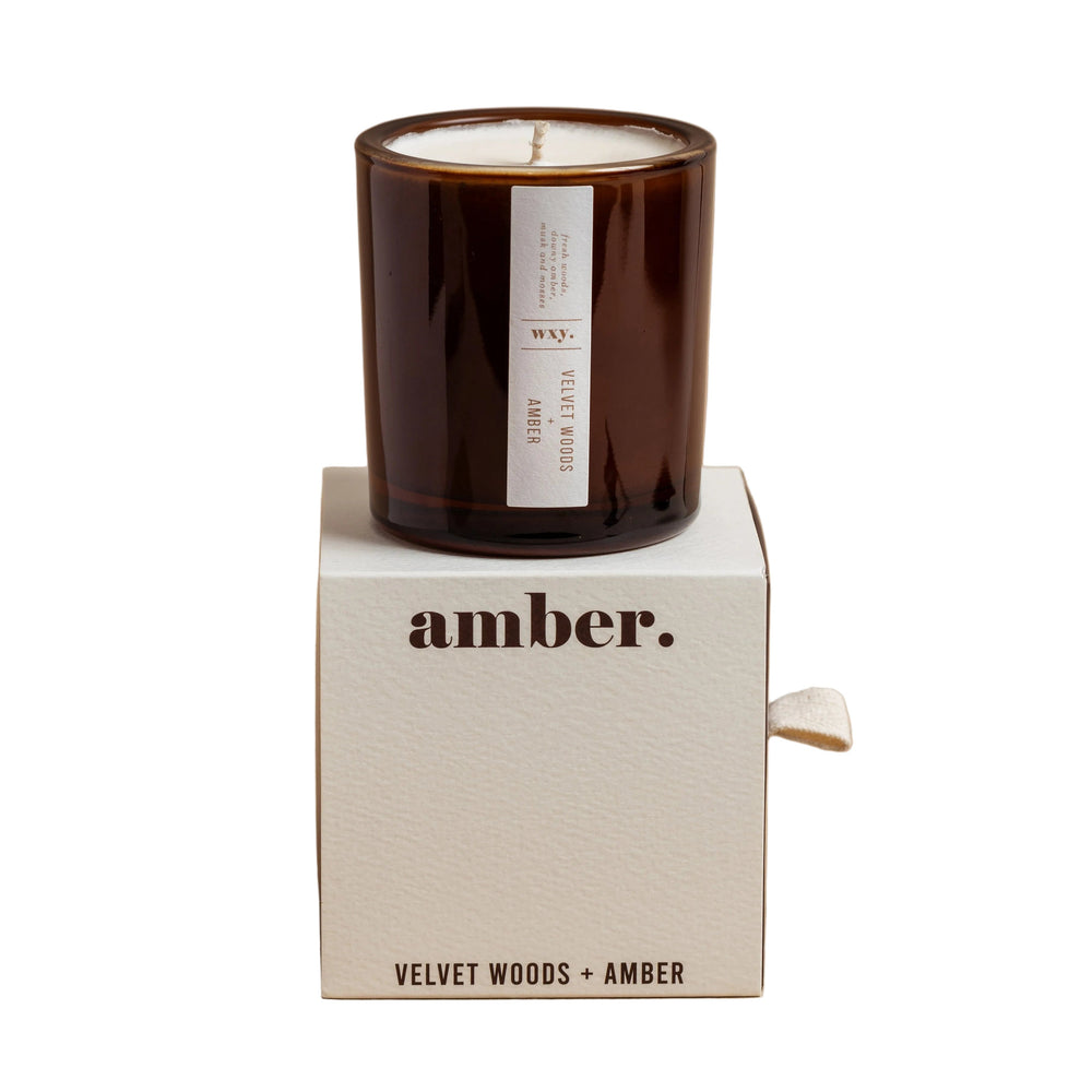 Velvet Woods + Amber Candle | The Timeless Scent.