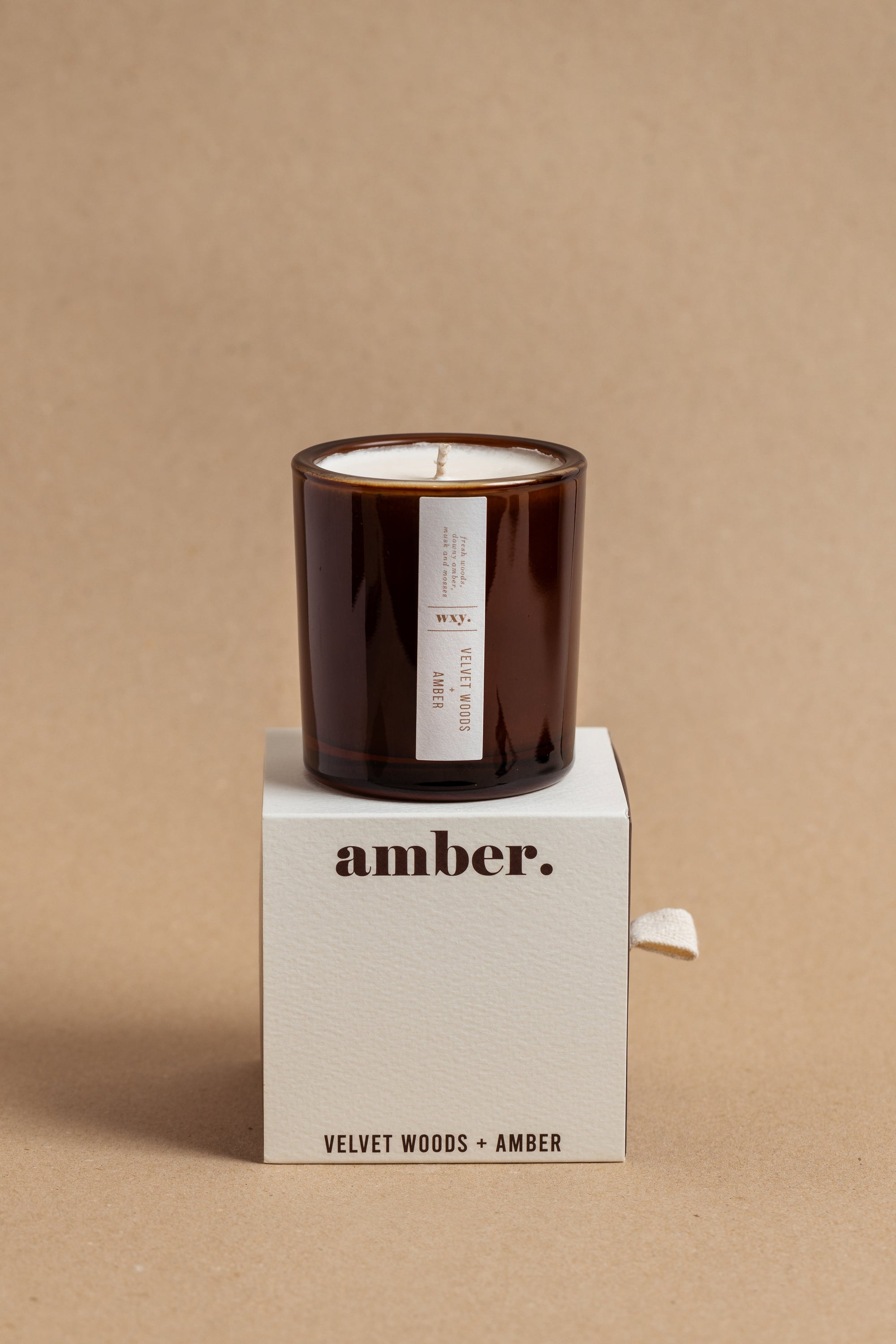 Velvet Woods + Amber Candle | The Timeless Scent.