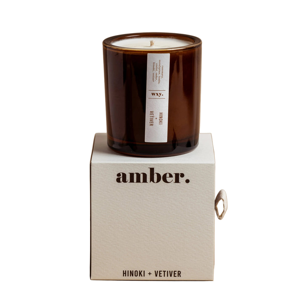 Hinoki + Vetiver Candle | The Grounding Scent.