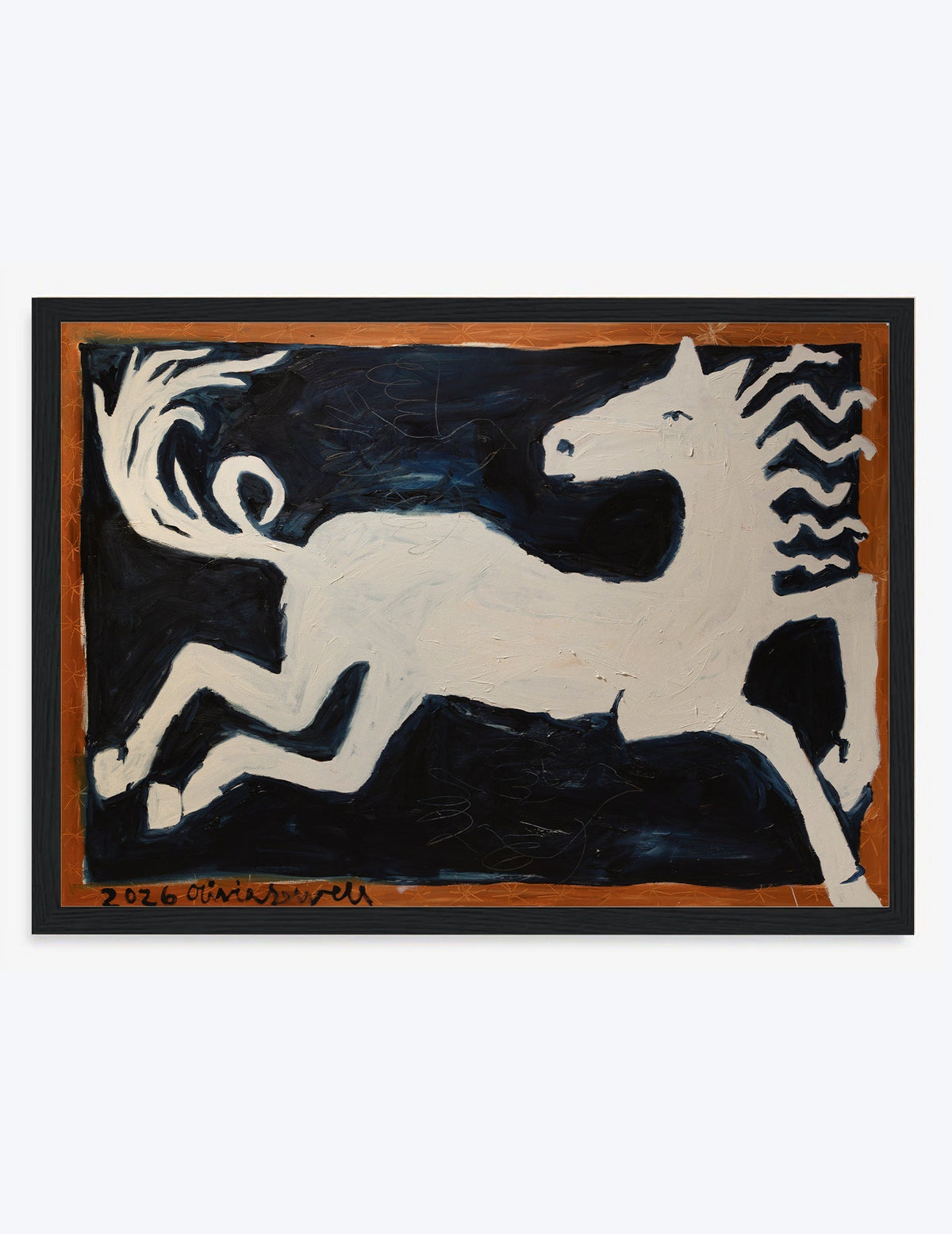 The Horse and The Doves Print