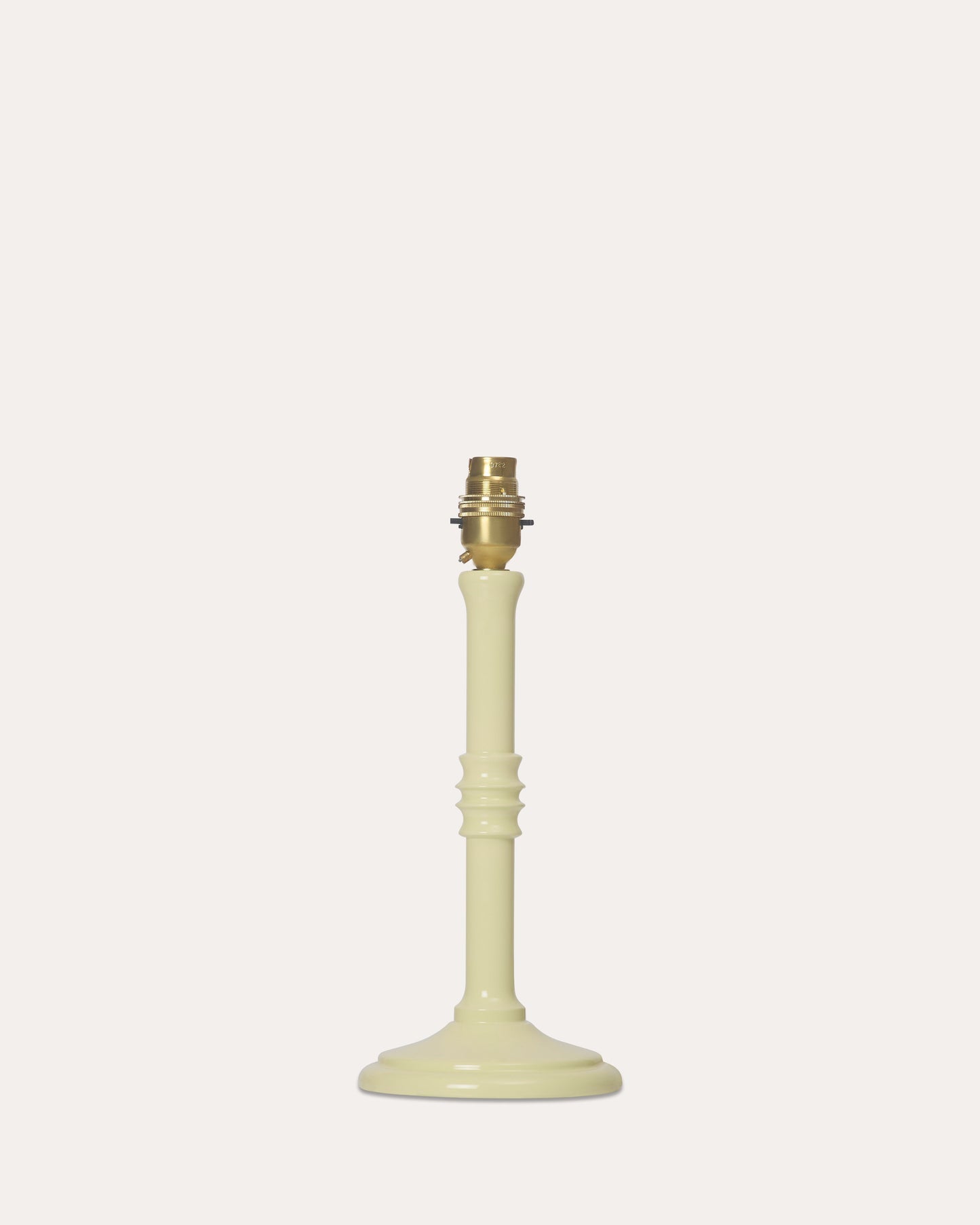 The Small Lacquered Lampstand in Buttercup
