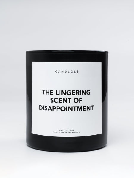 The Lingering Scent Of Disappointment, Luxury Scented Candle