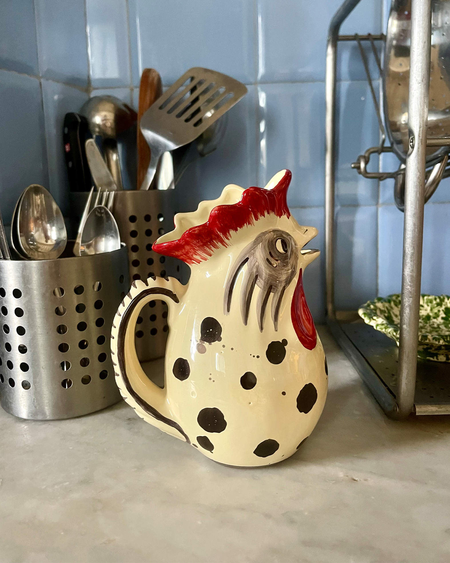 The Mini Manganese Rooster Jug