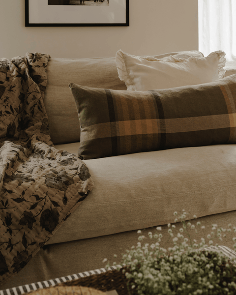 The Moon Garden Kantha Throw
