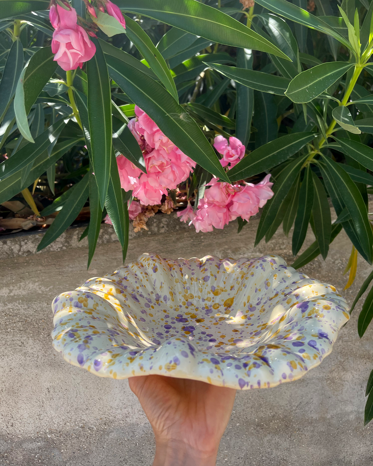 The Ribboned Footed Bowl Lilla
