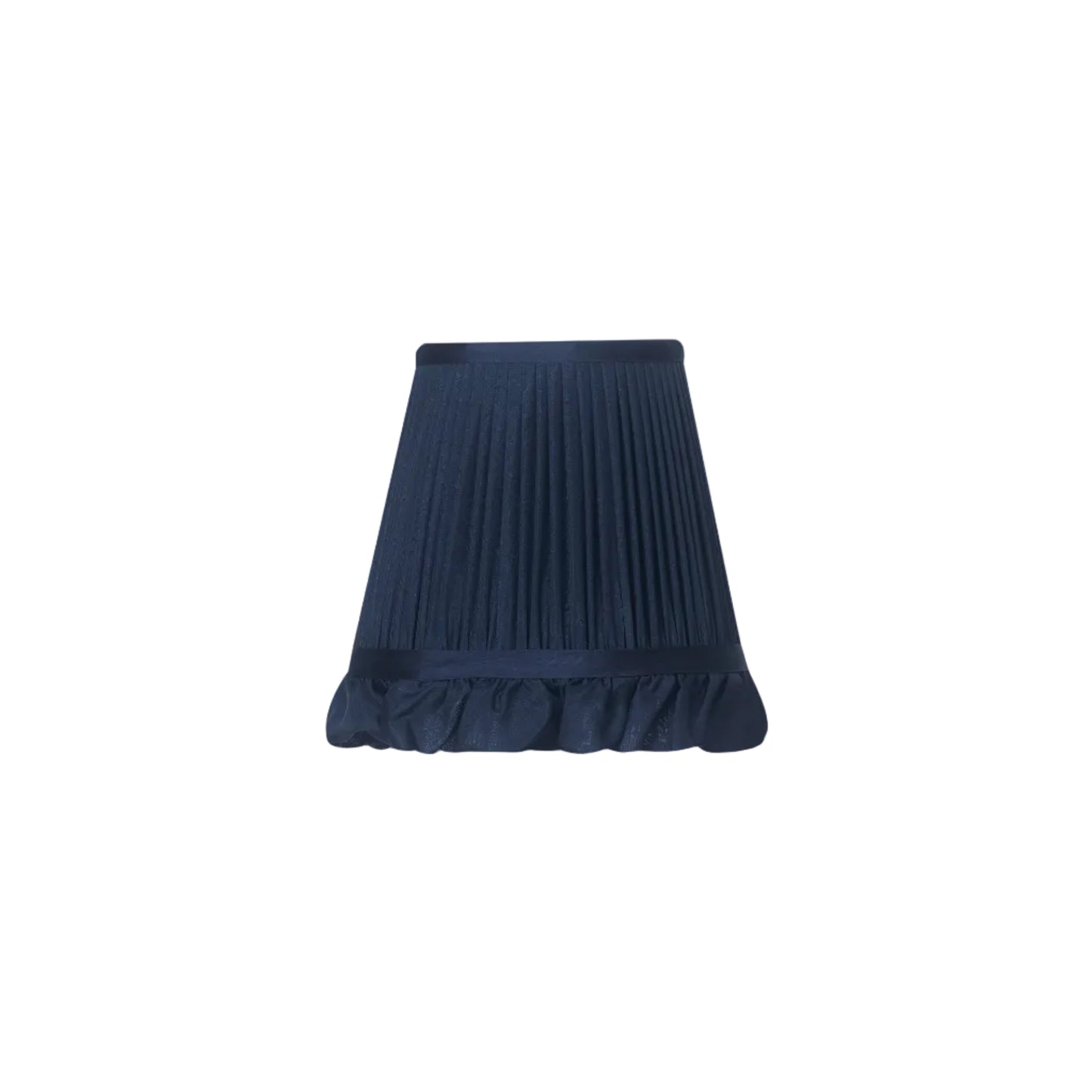 Silk Frill in Black Grape Wall Light Lampshade
