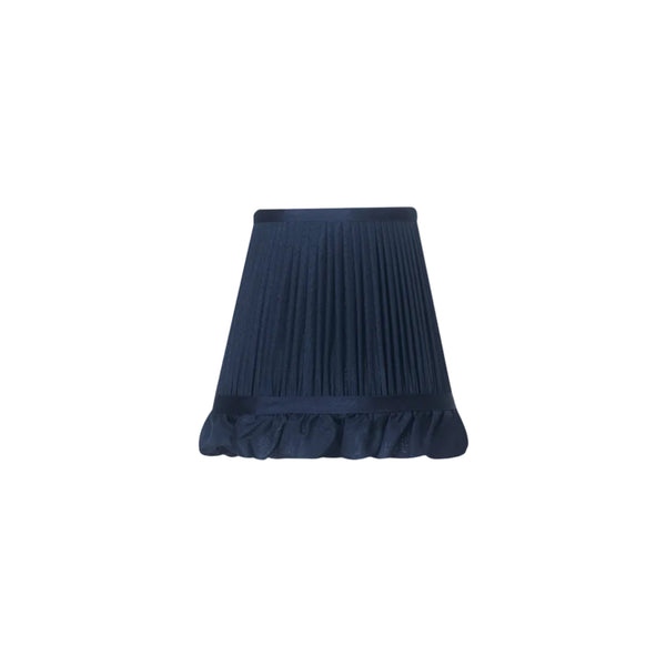 Silk Frill in Black Grape Wall Light Lampshade