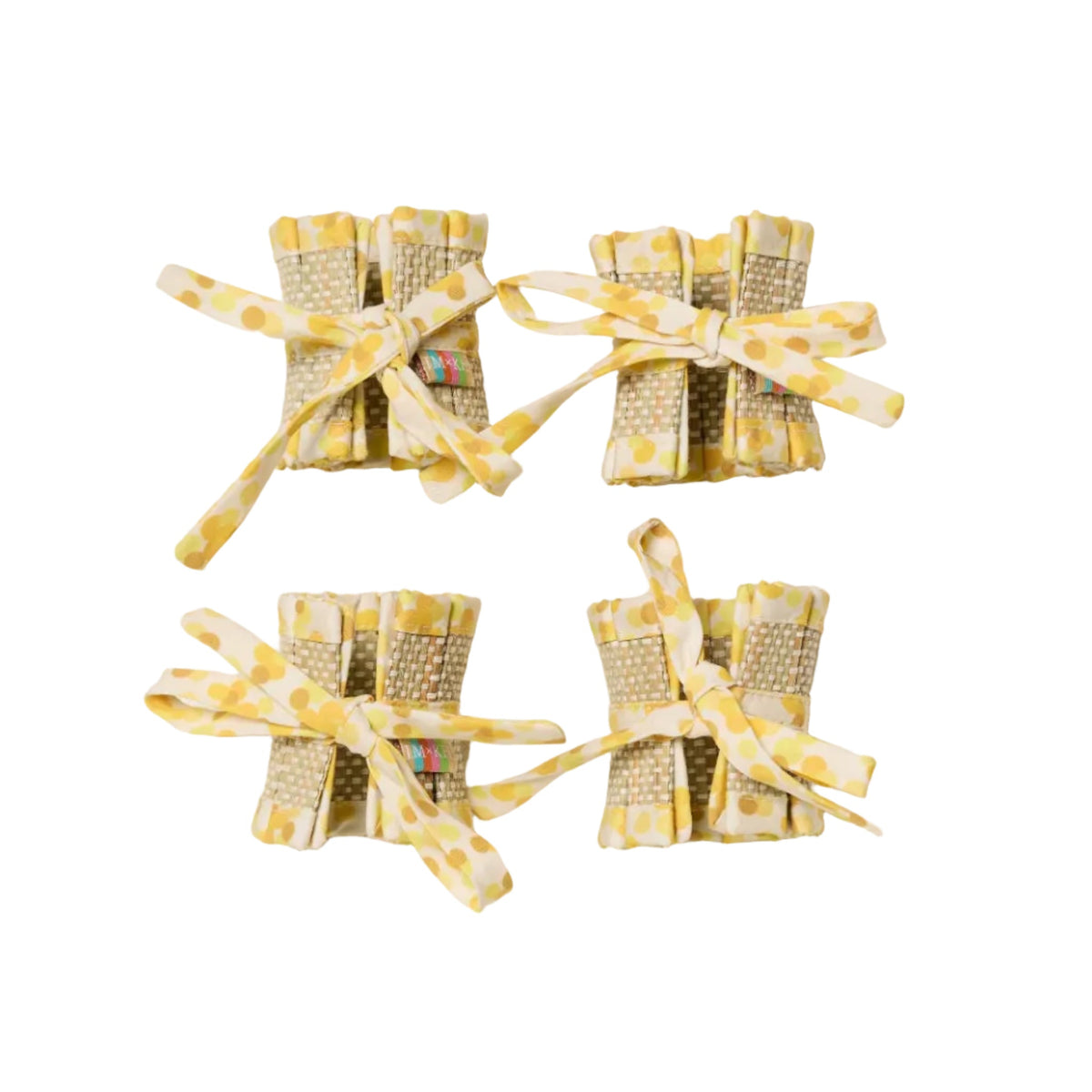Golden The Social Set Napkin Rings - Set Of 4