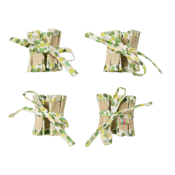 St Lucia The Social Set Napkin Rings - Set Of 4