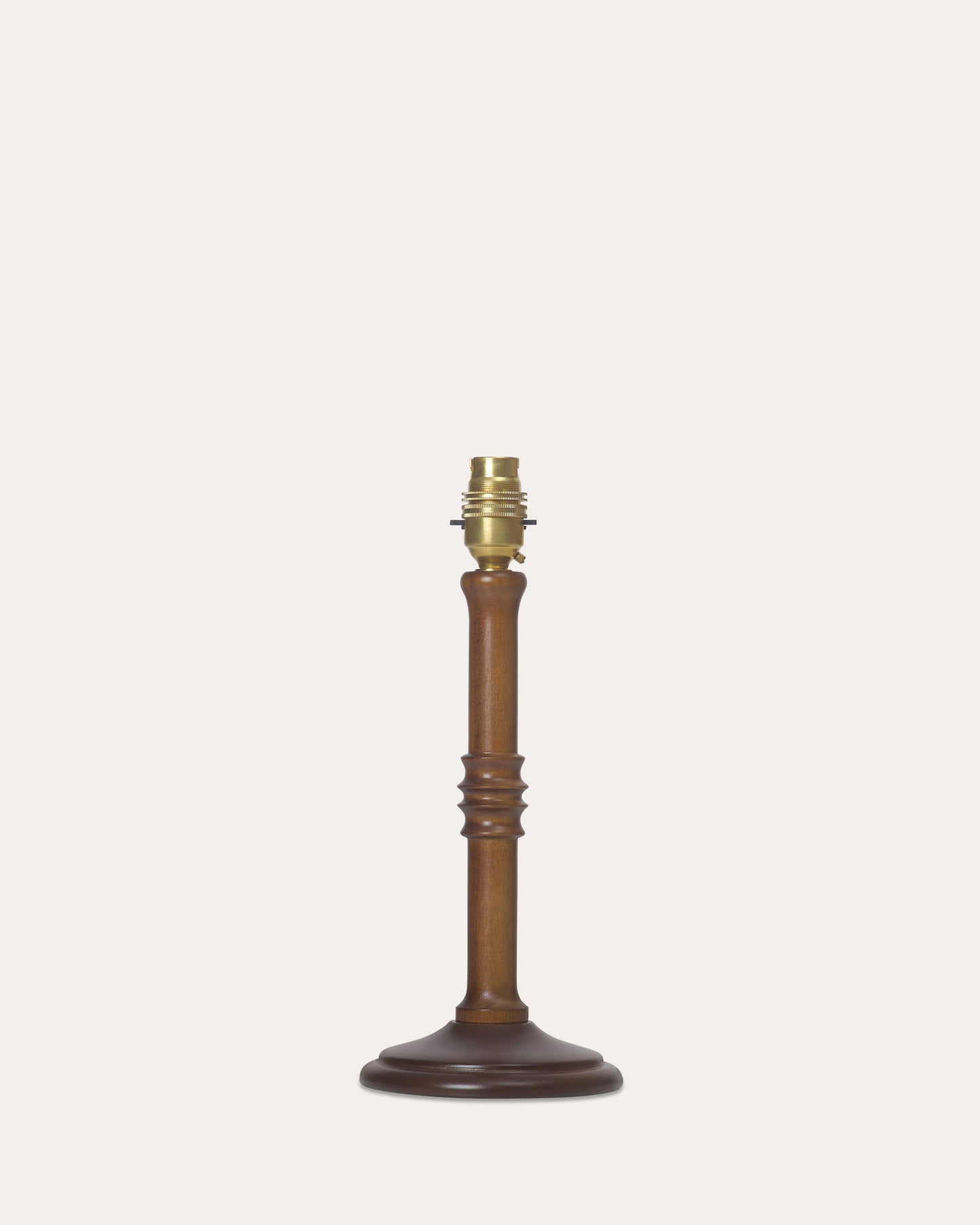 The Small Unlacquered Lampstand in Wood