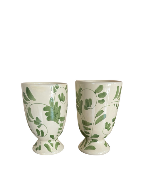 The Vines footed Cup set of 2