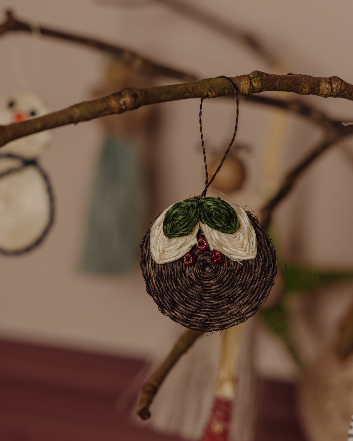 MNANDI: Handwoven Christmas Pudding Decoration
