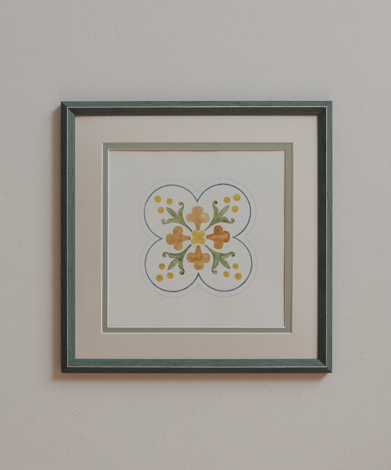 The French Tile Studies Print