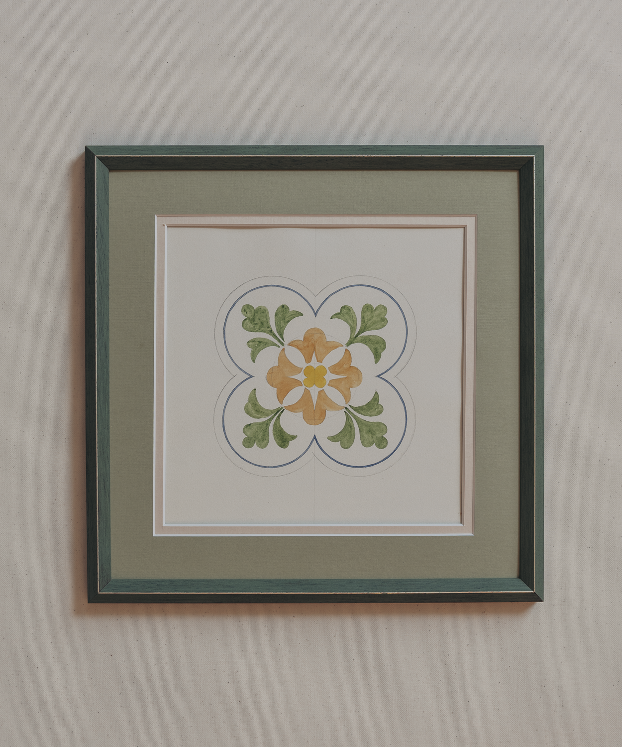 The French Tile Studies Print