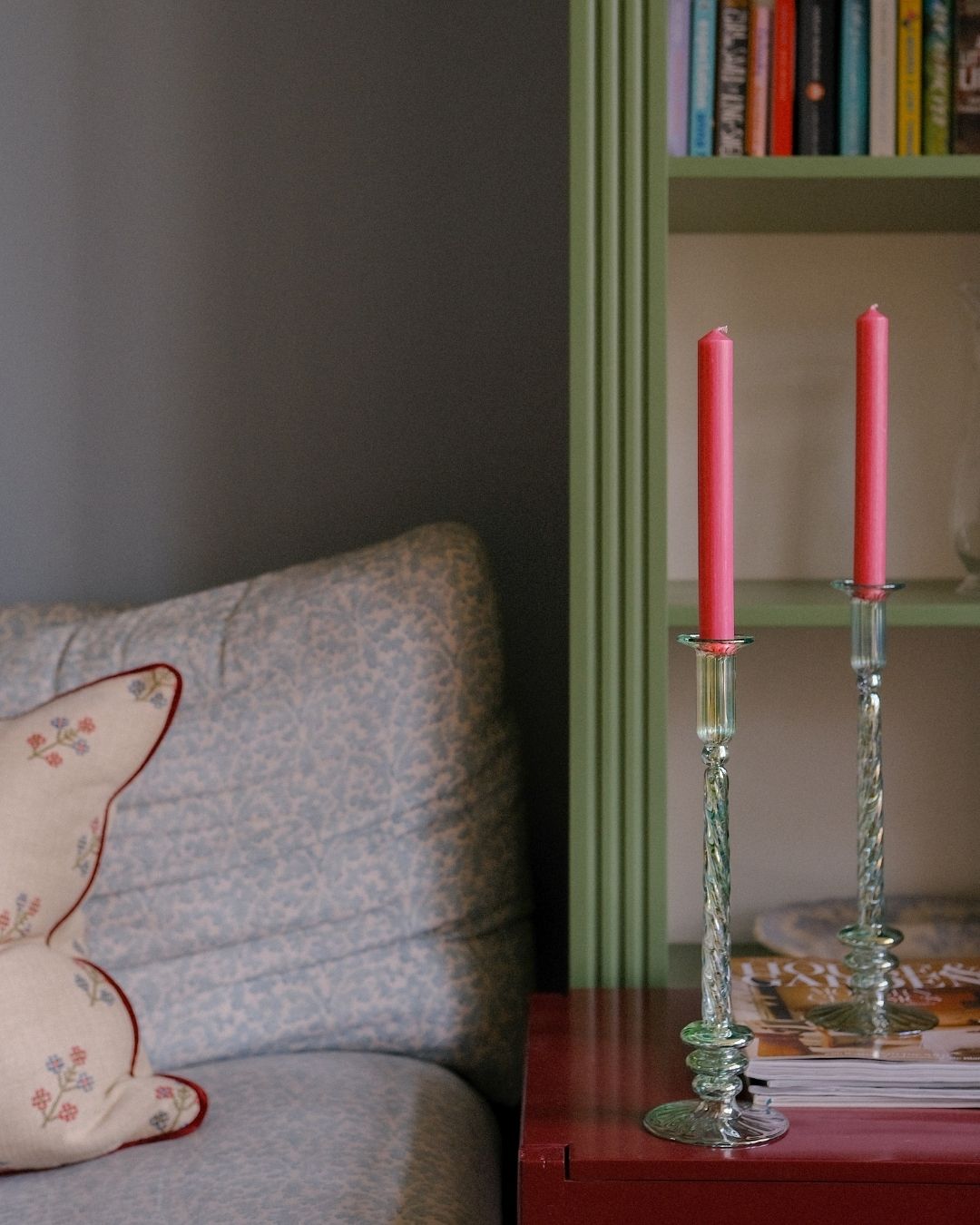 Thebes Glass Candle Holder