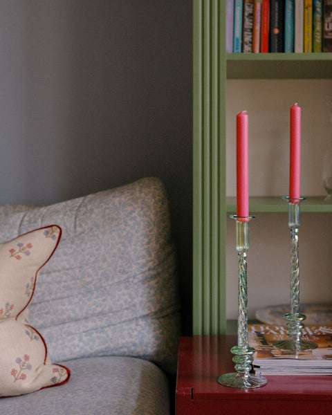 Thebes Glass Candle Holder