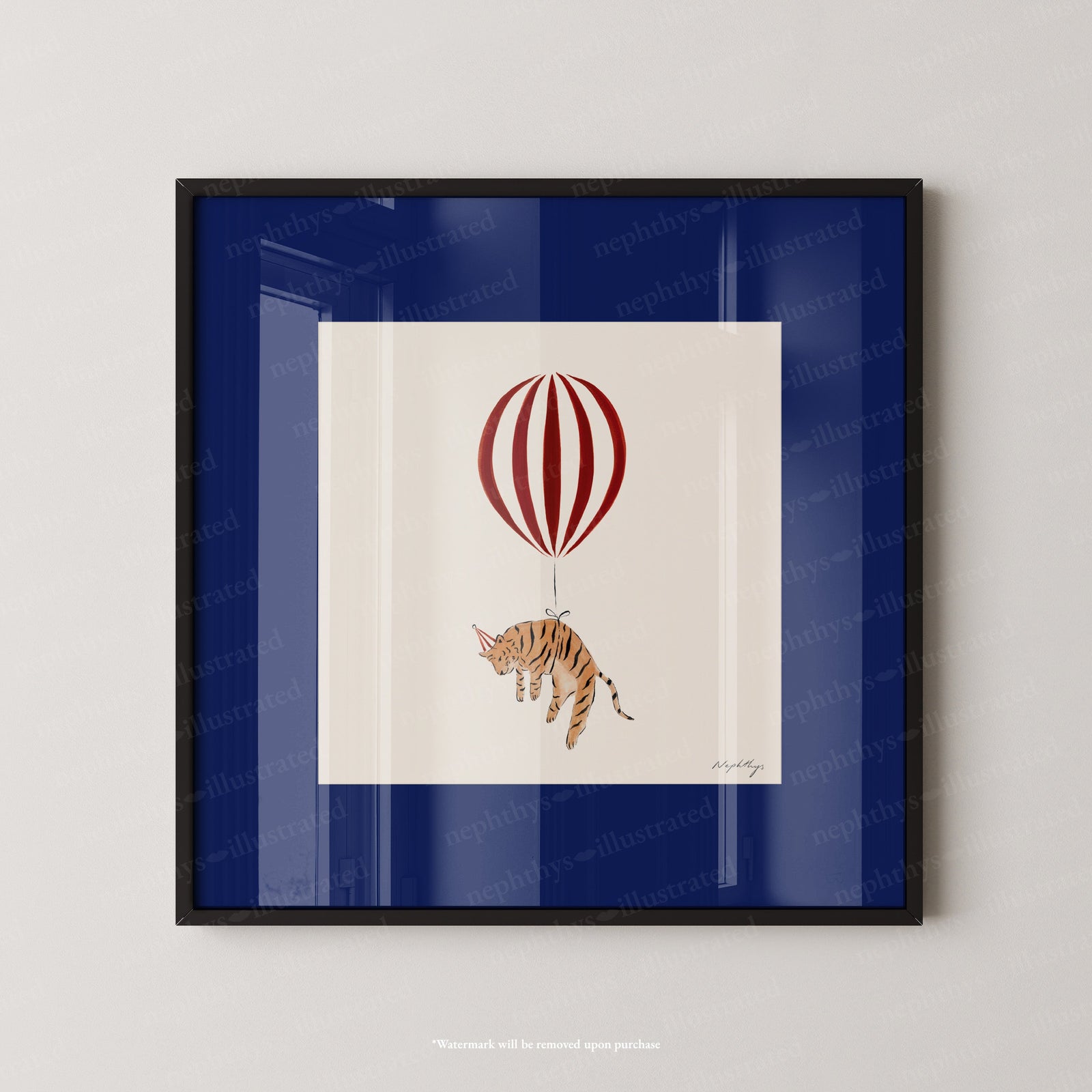 Tiger Balloon Personalised