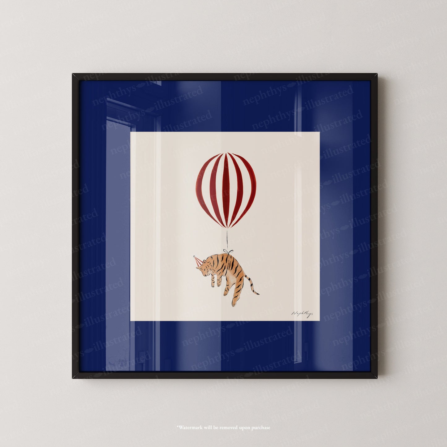 Tiger Balloon Personalised