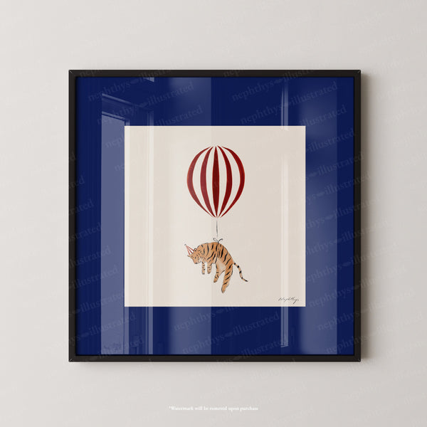 Tiger Balloon Personalised