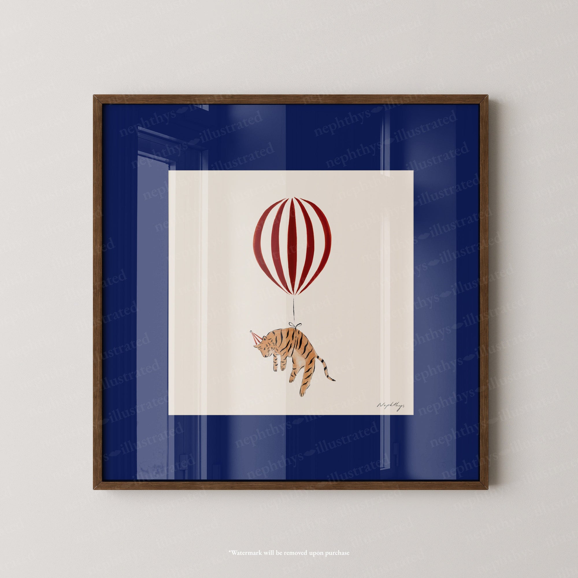 Tiger Balloon Personalised