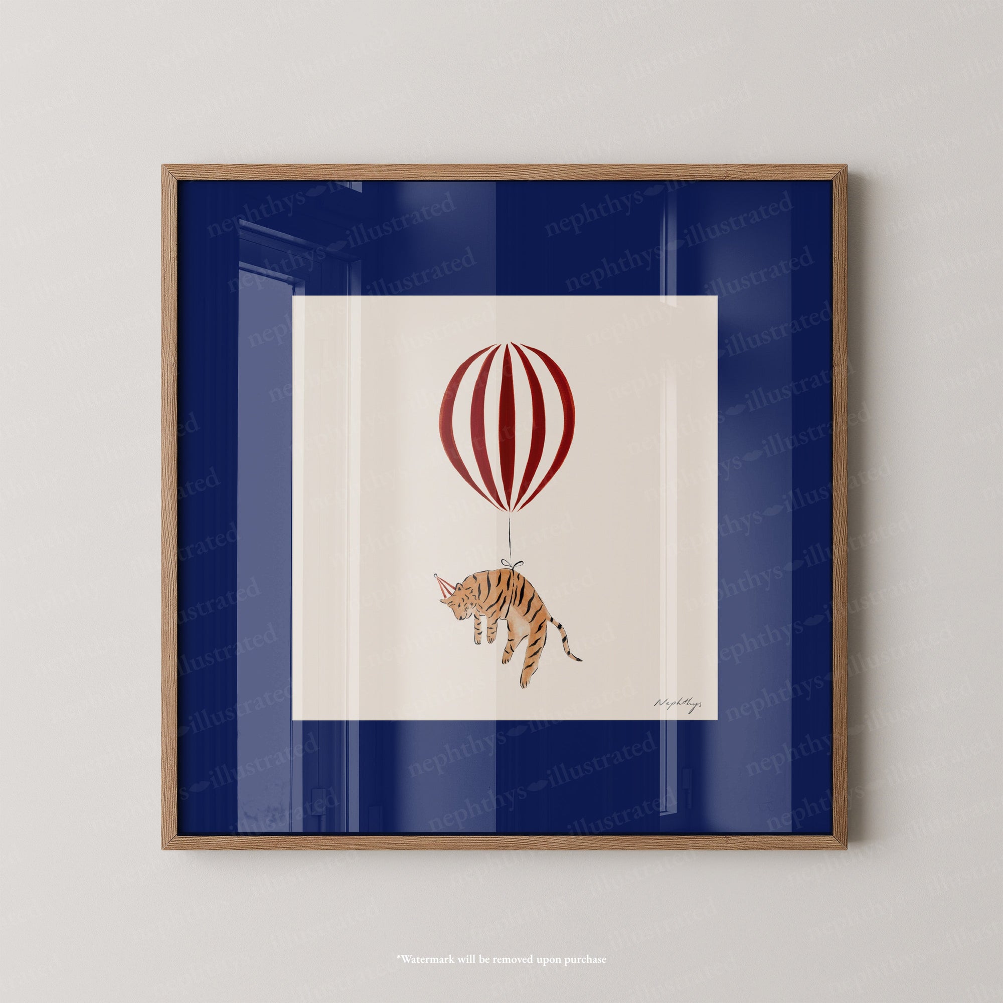 Tiger Balloon Personalised