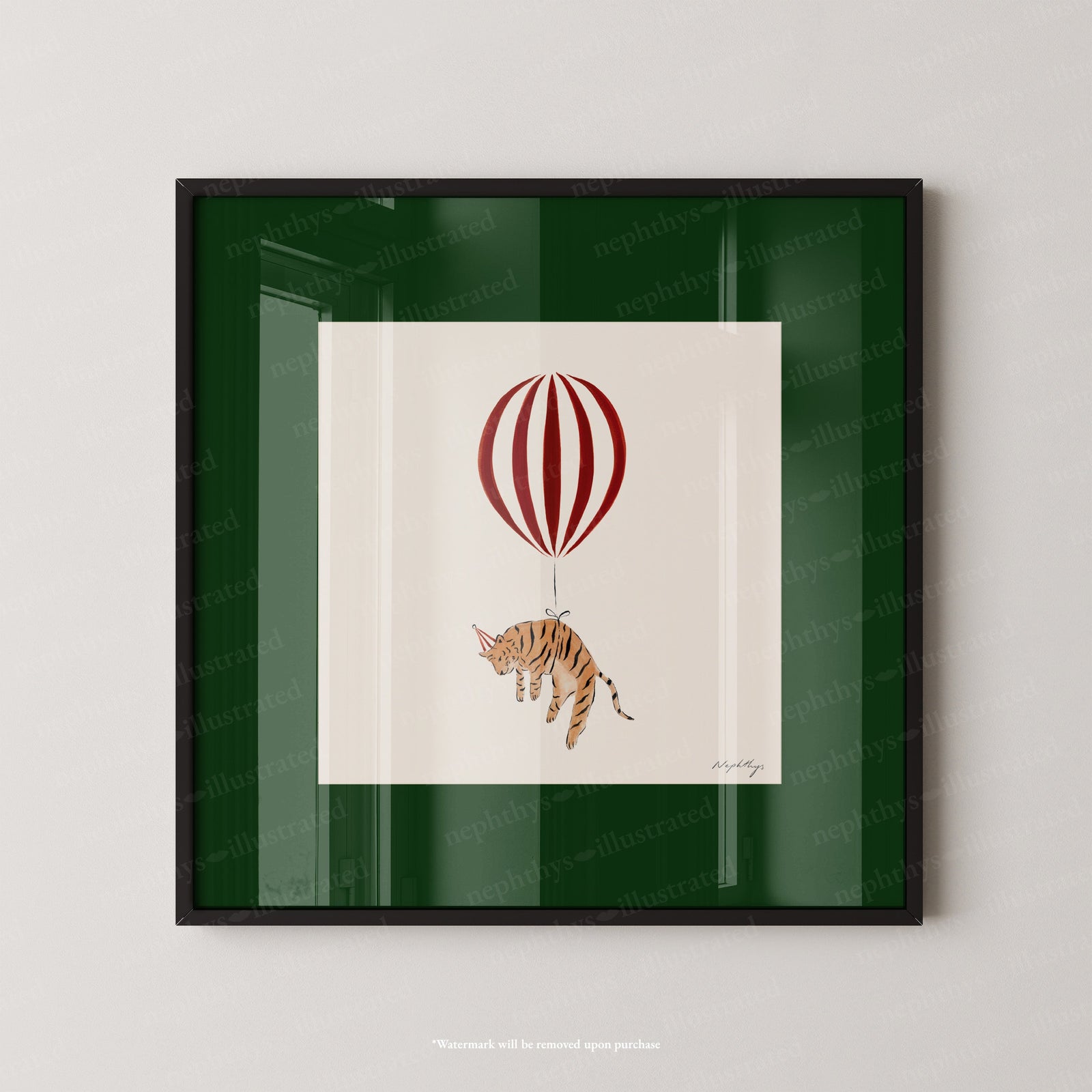 Tiger Balloon Personalised