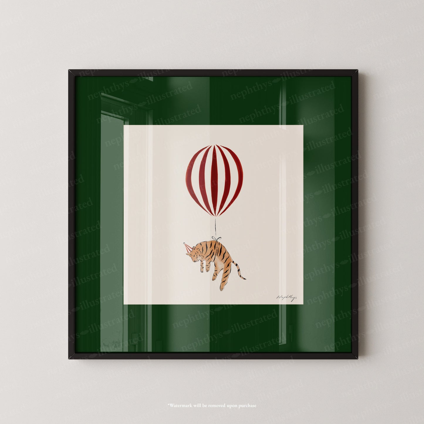 Tiger Balloon Personalised