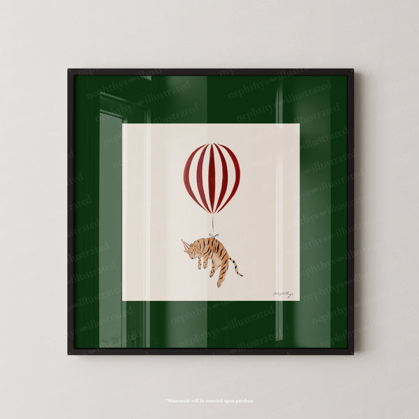 Tiger Balloon Personalised