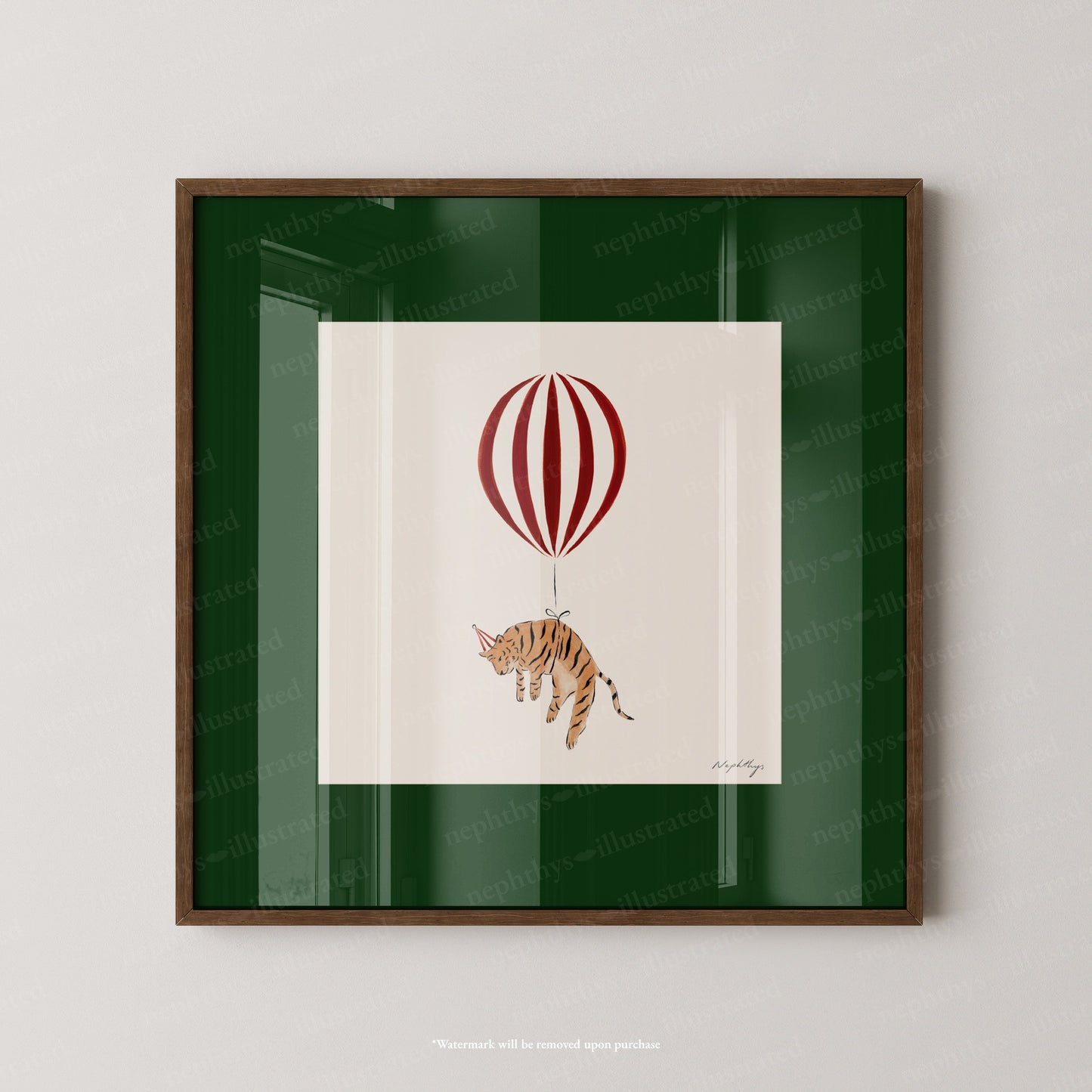 Tiger Balloon Personalised