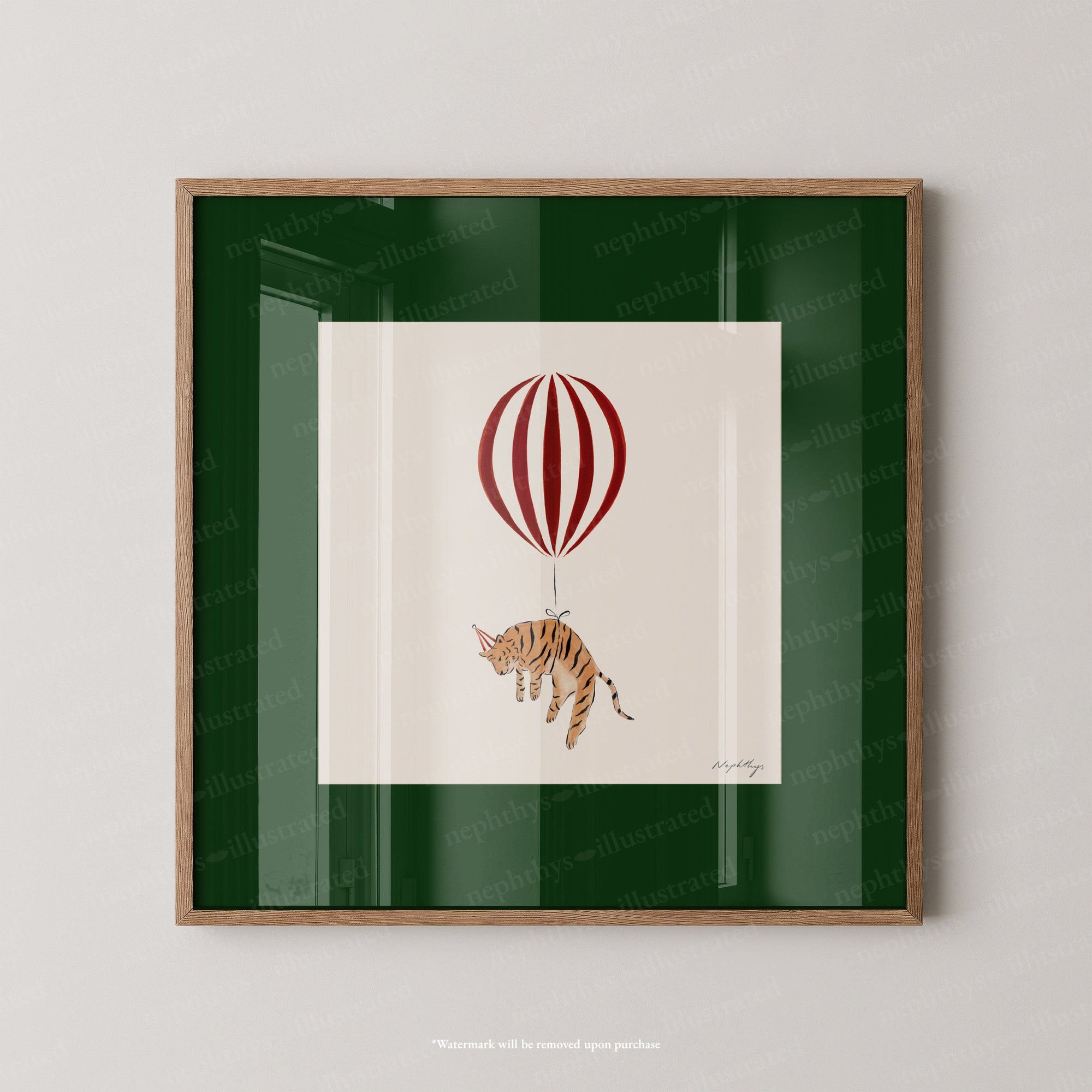 Tiger Balloon Personalised