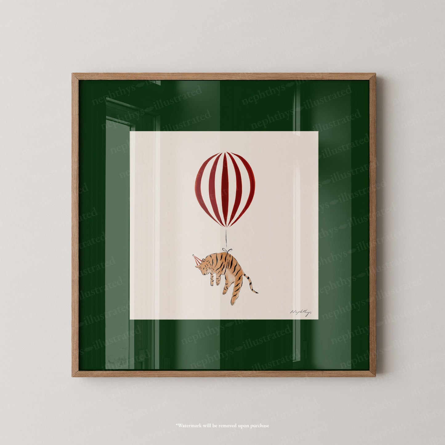 Tiger Balloon Personalised