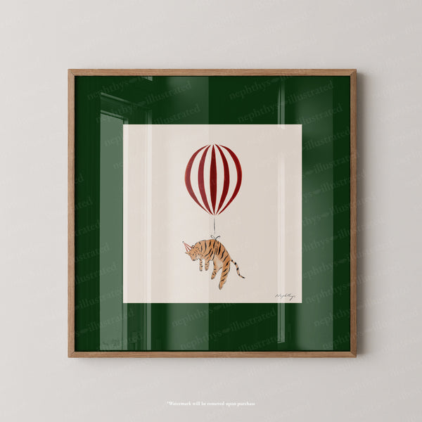 Tiger Balloon Personalised