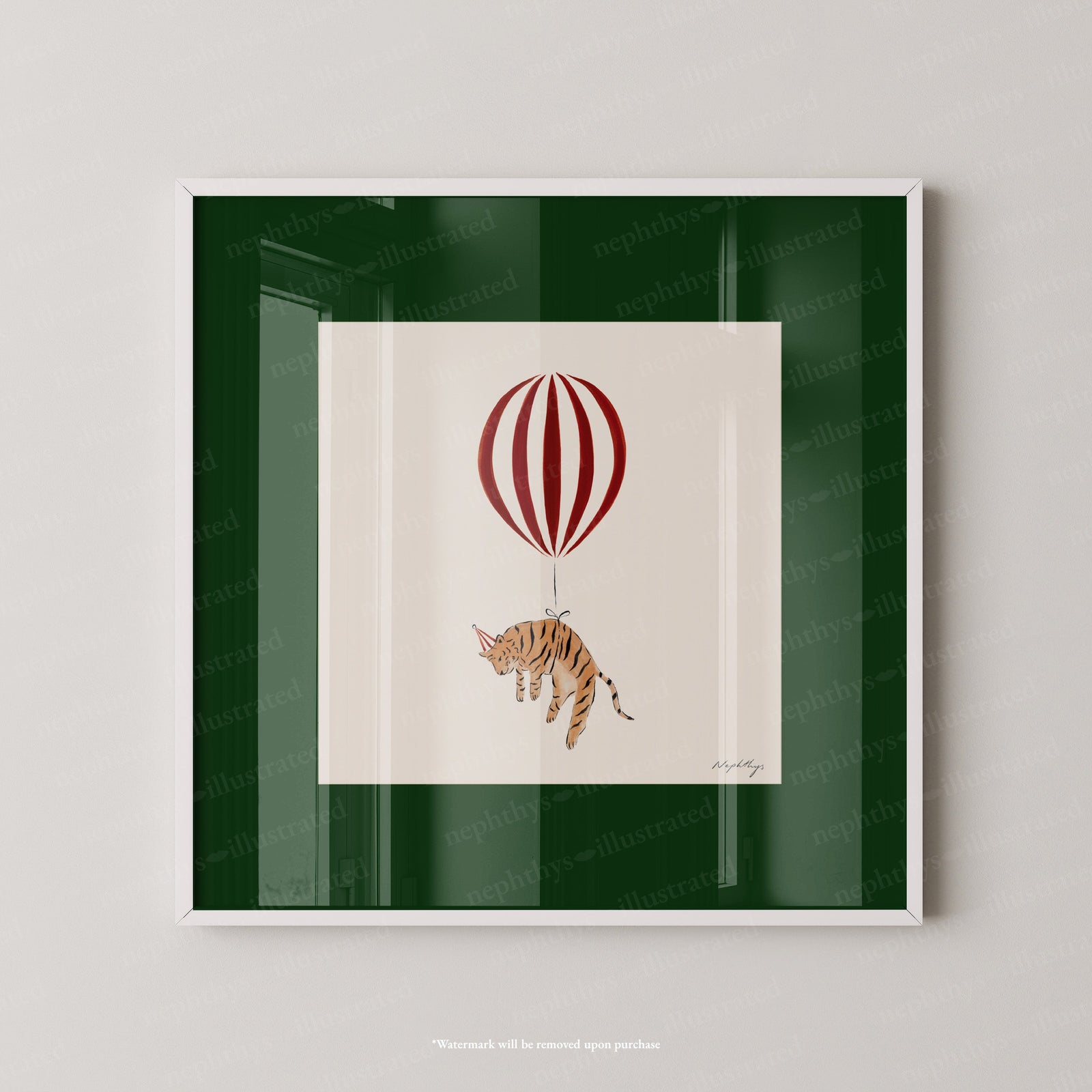 Tiger Balloon Personalised