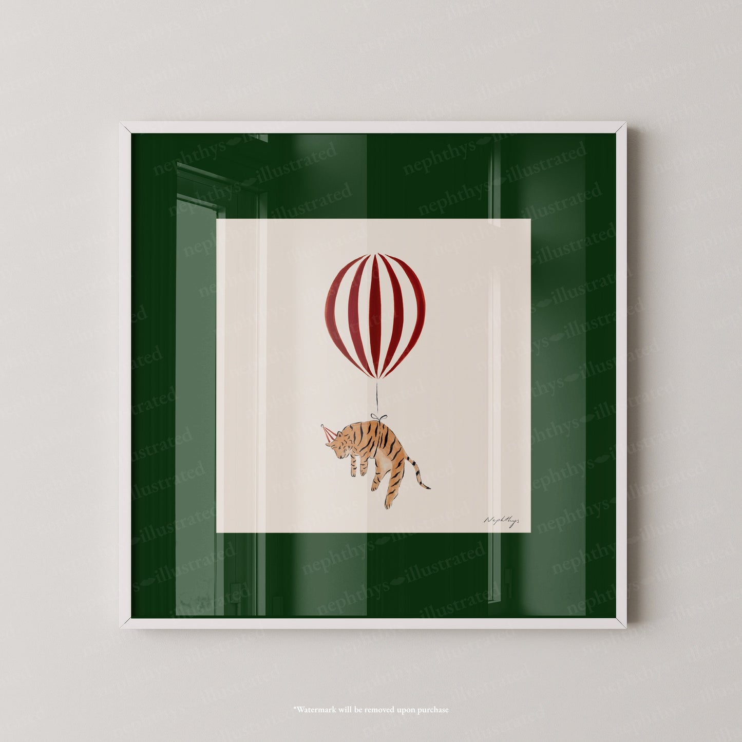 Tiger Balloon Personalised