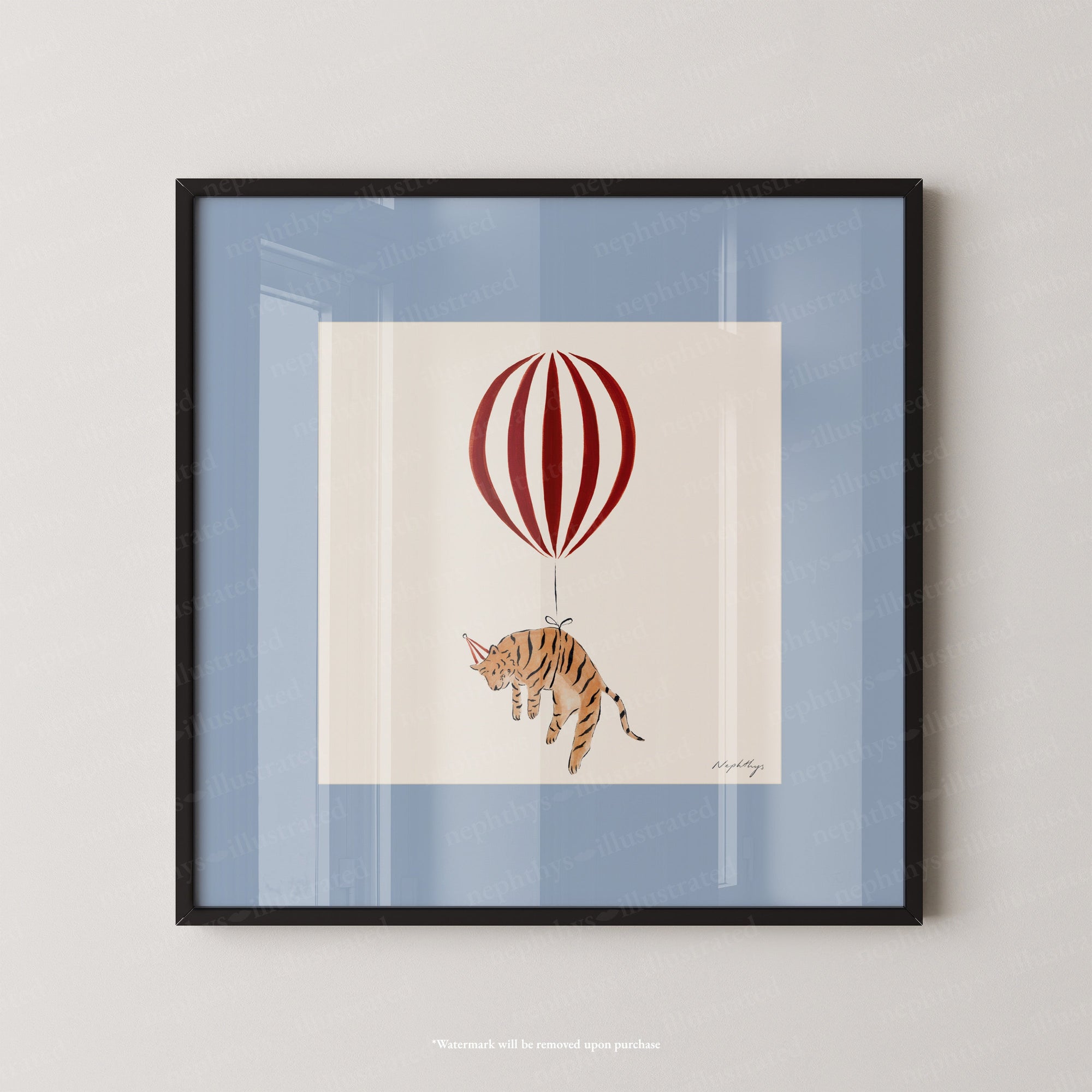 Tiger Balloon Personalised