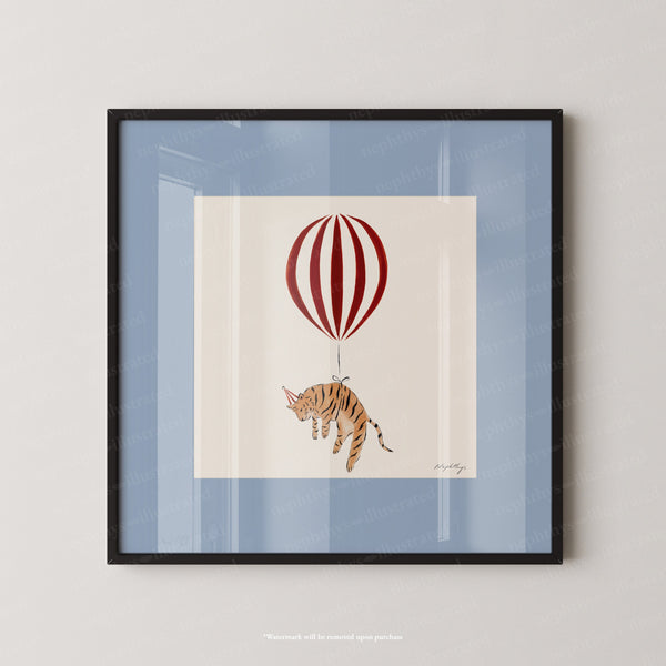 Tiger Balloon Personalised