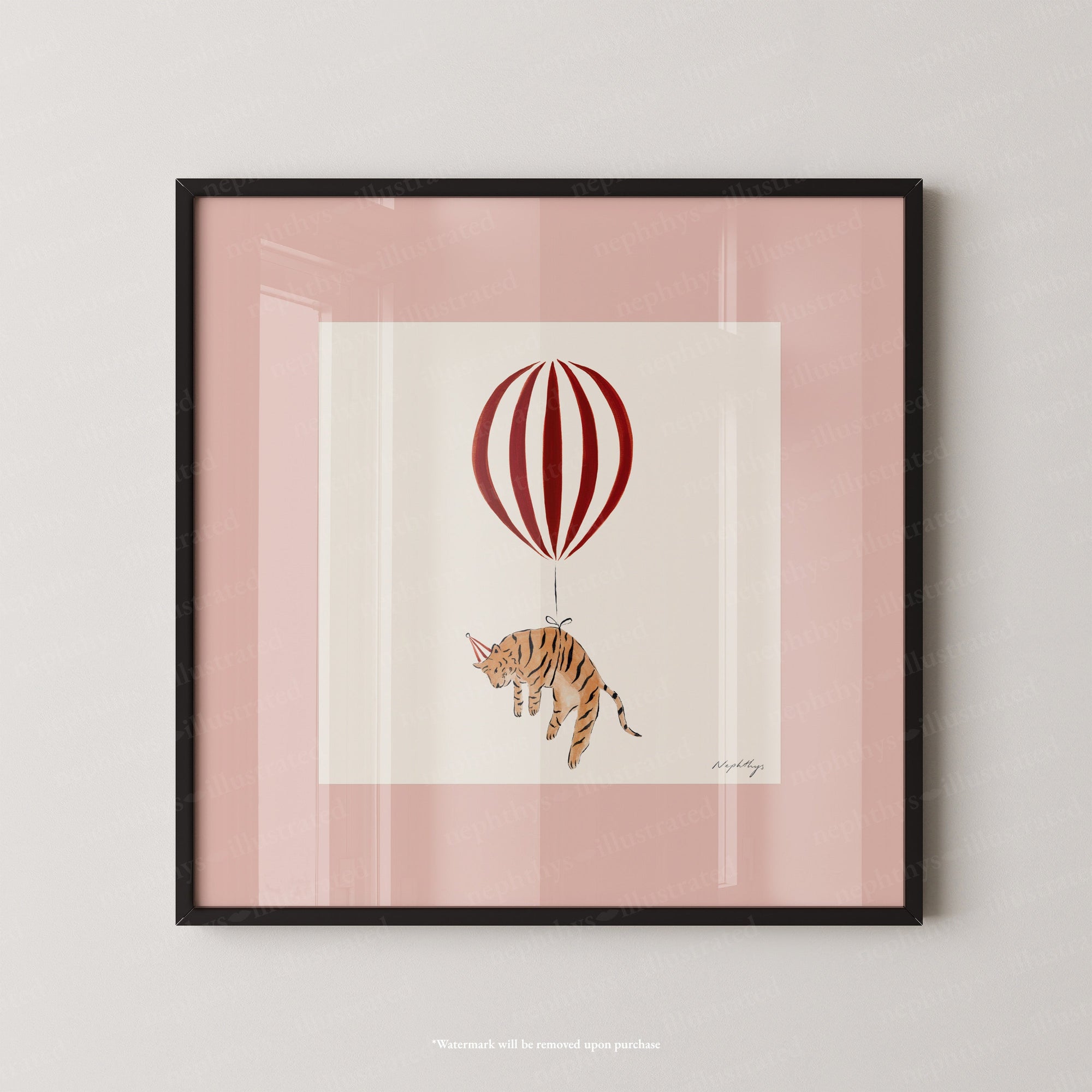Tiger Balloon Personalised