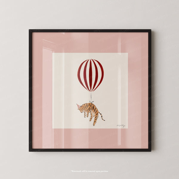 Tiger Balloon Personalised