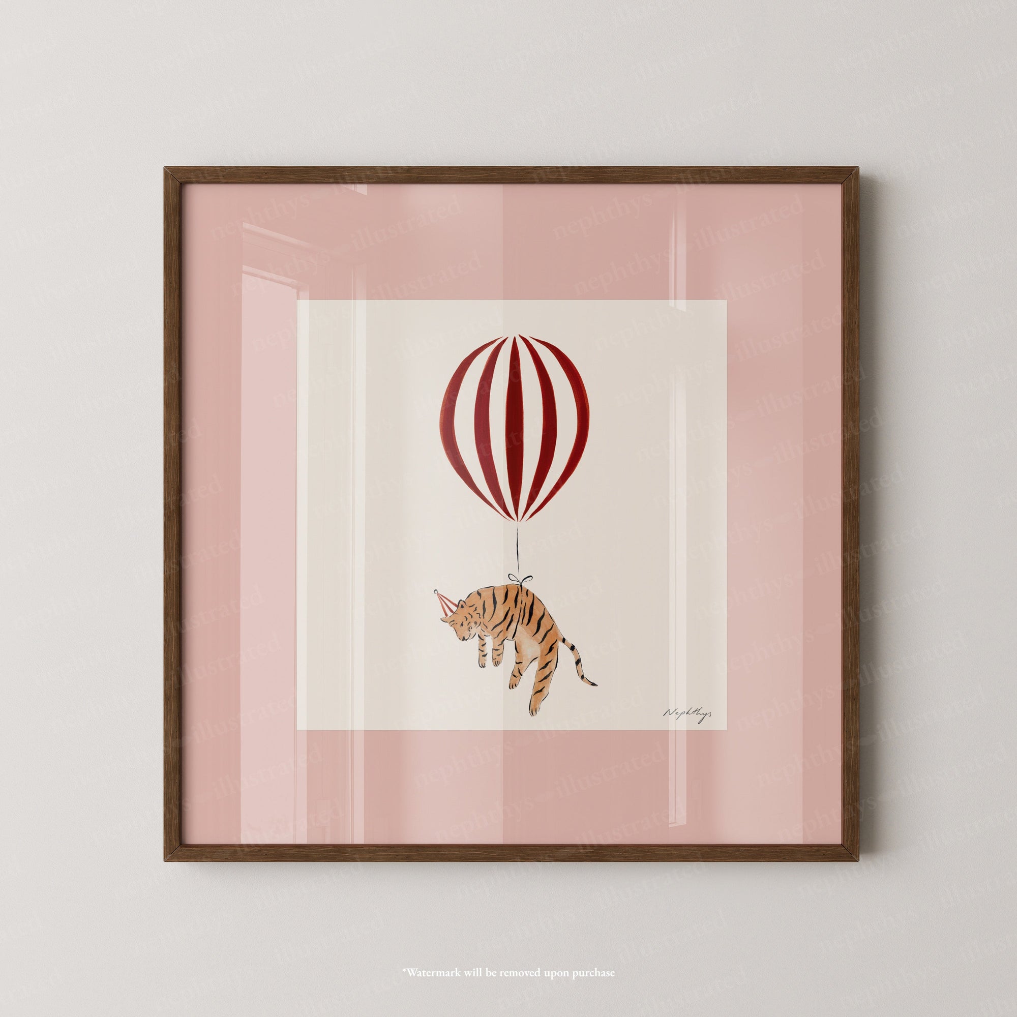 Tiger Balloon Personalised
