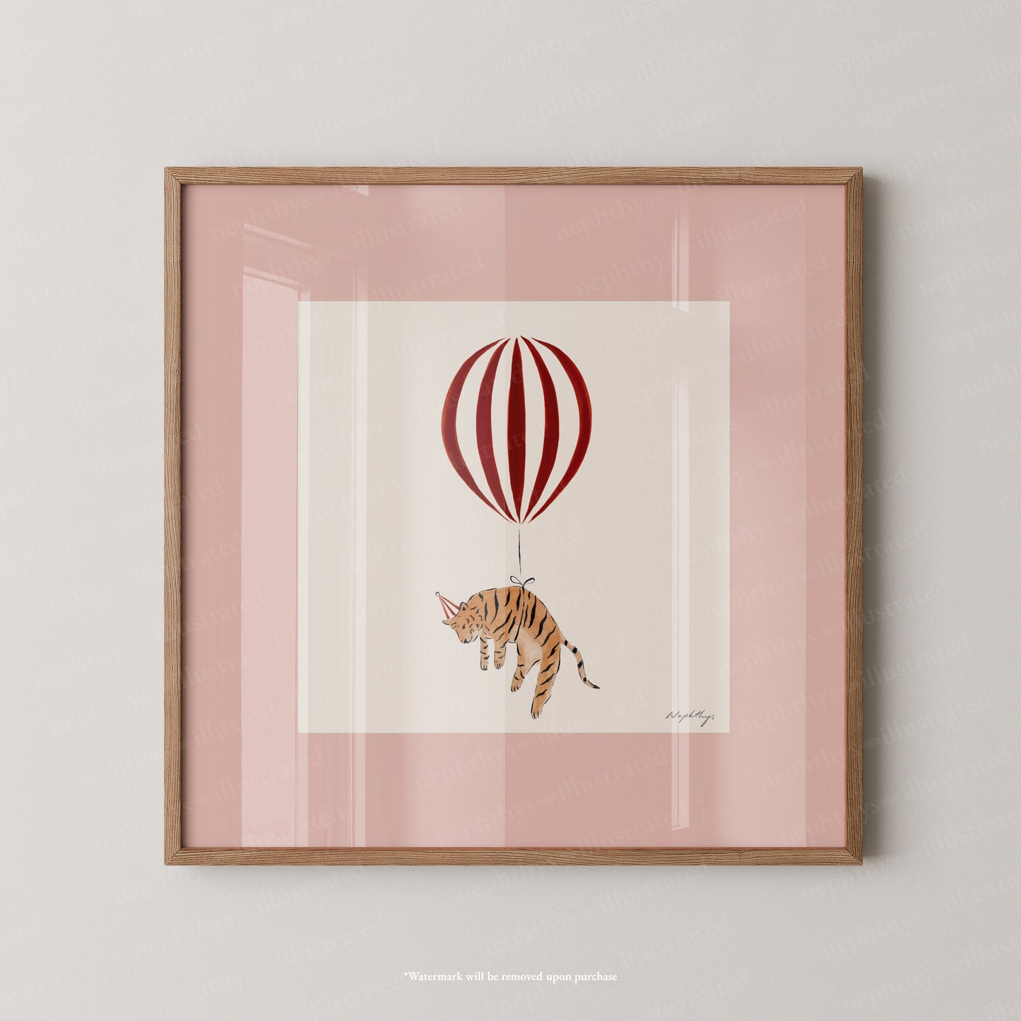 Tiger Balloon Personalised