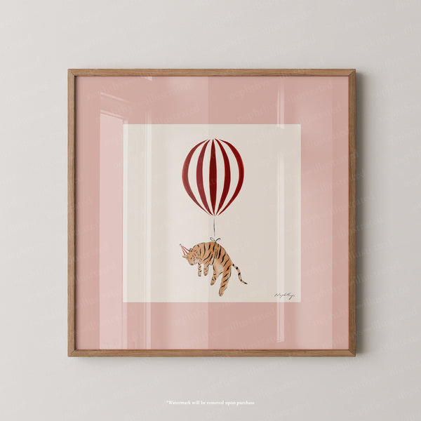 Tiger Balloon Personalised