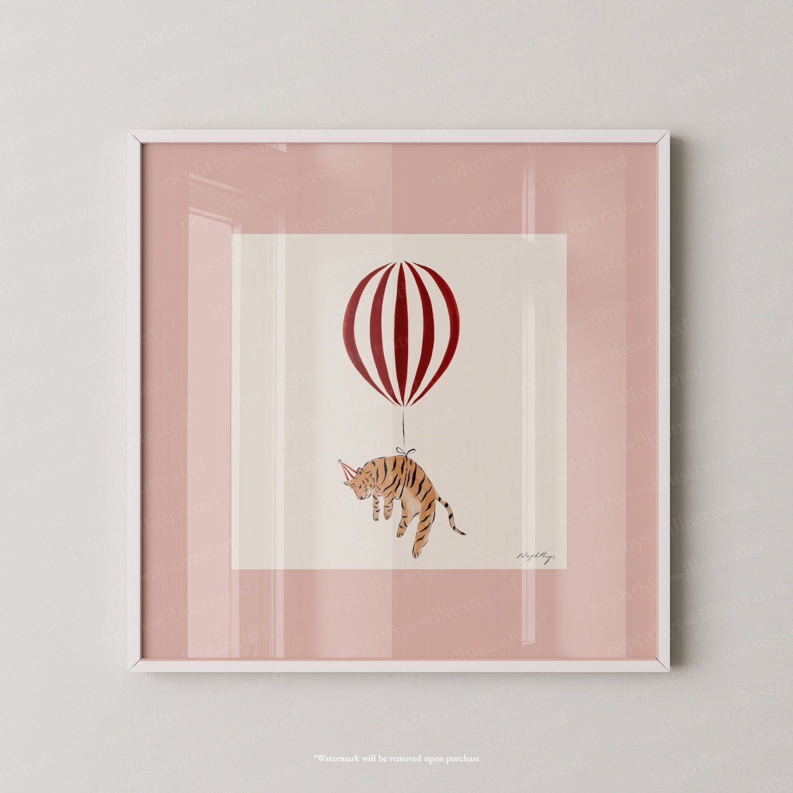 Tiger Balloon Personalised