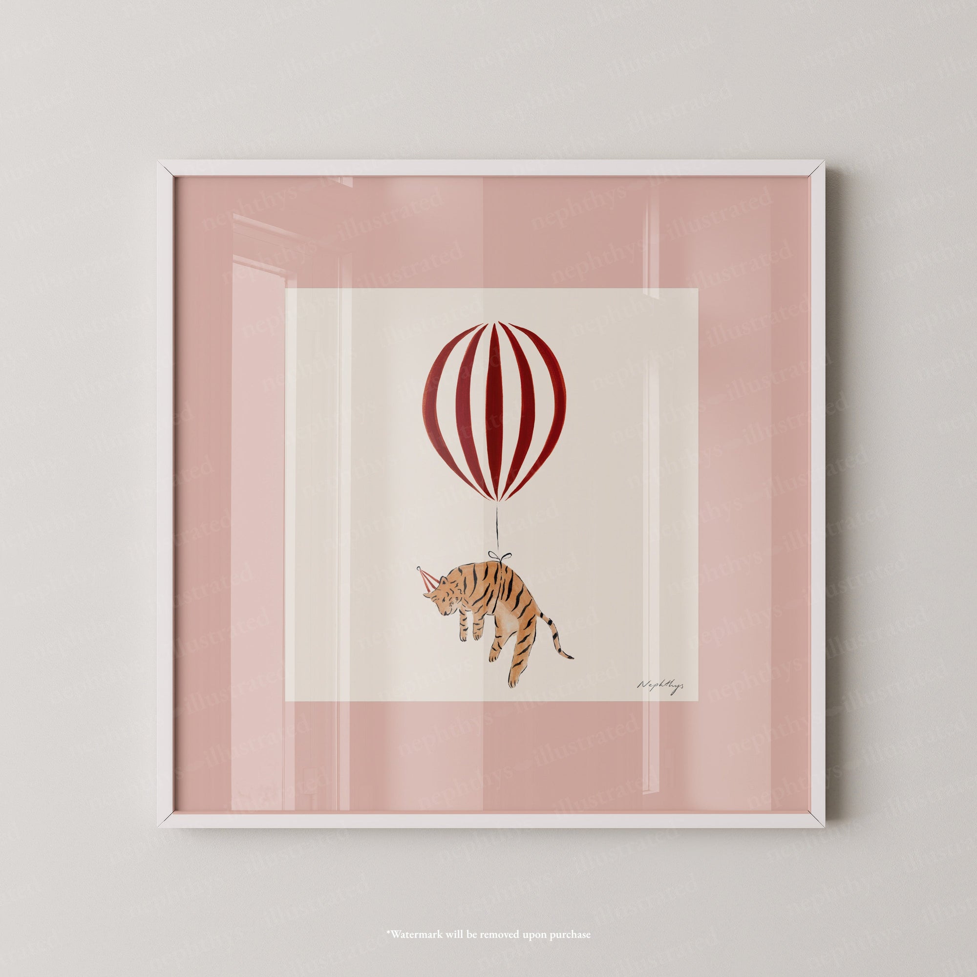 Tiger Balloon Personalised