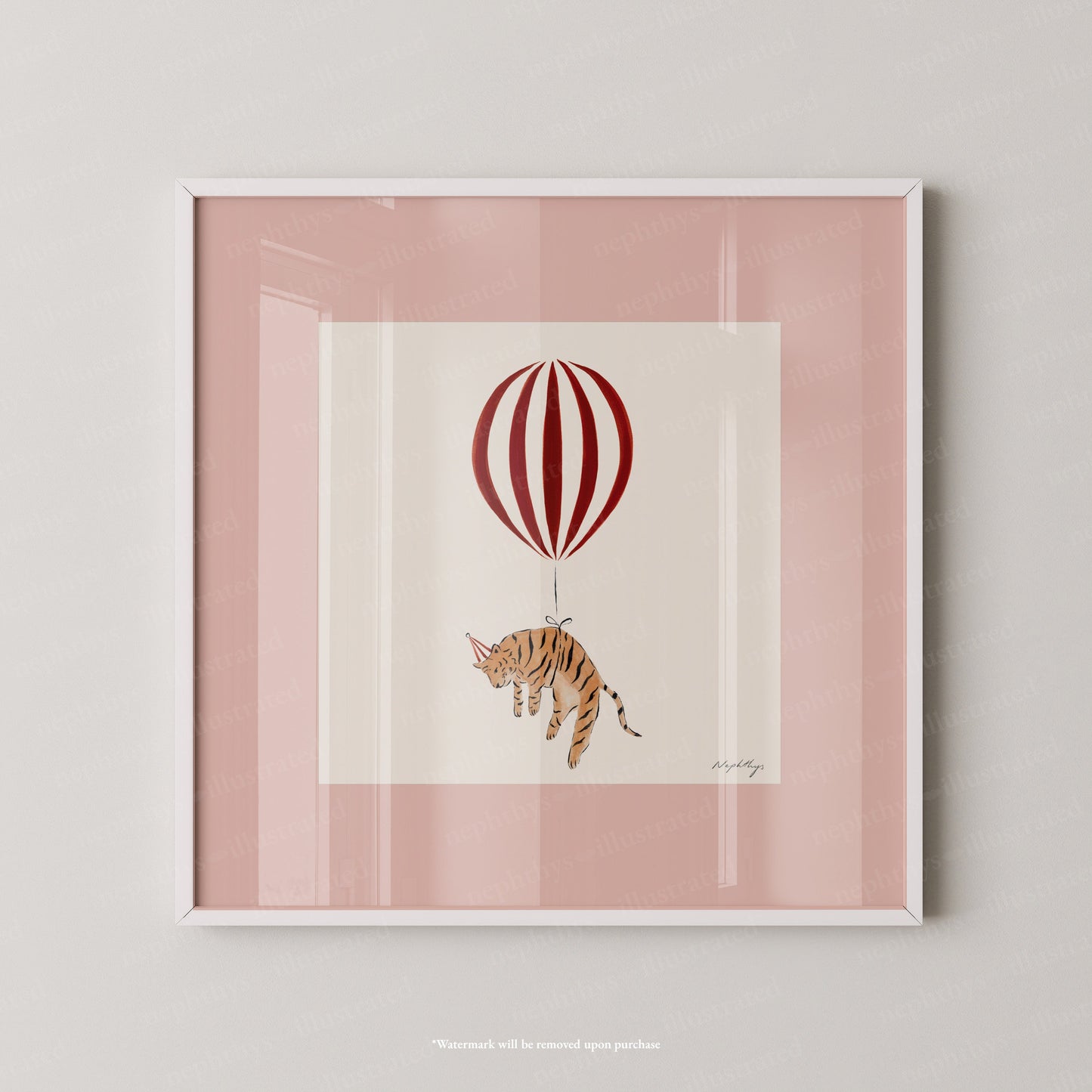 Tiger Balloon Personalised